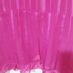 Elementz  XL Shocking Pink Feminine Tie Top Photo 1