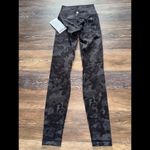 Lululemon Align High Rise 28” Hidden Heritage Lace Black Size 2 NWT Photo 1