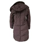 Tahari  WOMENS WINTER Faux Fur HOODED PUFFER COAT Size Small Sangria Photo 3