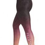 Peloton  Womens Leggings Sz Small High Waist X Sunrise Fade Sparkle Compression Photo 0