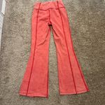 Free people movement Orange flare high waisted legging pant small Photo 3