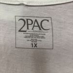 2pac Only god Can Judge Me Neon Pink Cross Rap Crop-top White XL Photo 3