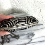 Free People | Metal Cage Silver Black Chain Crossbody Purse NWT Photo 8