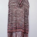 Free People Love Knit Midi Oversized Fringe Boho Cardigan Photo 2