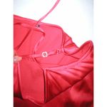 New Designer Worth New York Silk Red Chemise Night Gown 4 Womens Babydoll Adjust Photo 3