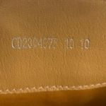 Women's Silver Metallic Leather Zip Fold Over Padlock Platform Mid Calf Boots 10 Photo 7