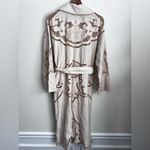 Anthropologie  Avec Les Filles Cutwork Linen Trench Coat M Photo 3