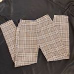 ZARA high waisted plaid pants Photo 4