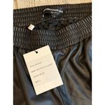 Generation Love  NWD Riley Vegan Leather Joggers SMALL Black Pleather Photo 3
