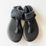 Sanuk  Yoga Sling 2 Print Sandal Black White Boho Aztec Women's Size US 8 Comfort Photo 7