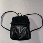 wilson's leather  • Genuine Leather Vintage Black Small Bagpack Multiple Pockets Photo 1