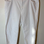 J. Jill White High Rise Straight Leg Crop Jeans Size 20R Photo 0