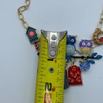 New three enamel owls on a branch fashion necklace Photo 5