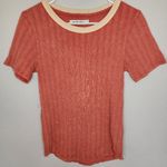 Free People  Women's Escape Knit Striped T-Shirt Photo 1