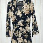 Lulus Prairie Daydream Washed Floral Print Romper 887 Blue Photo 2