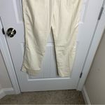Escada floral Hawaii tropical‎ embroidered pleated front white pants size 26 Photo 4