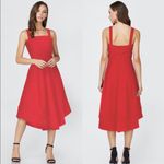 Adelyn Rae NWT  X Nordstrom Cailin Stripe Midi Dress Red Photo 1