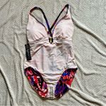 OP Rich Black, Red, White, & Blue One Piece Swimsuit Photo 7