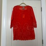 Johnny Was NWT‎  Natalie Tunic in Coral Sunrise Size S Photo 1