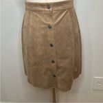 Wilfred  FREE ARITZIA CARMEN FAUX SUEDE MINI SKIRT WITH SNAP FRONT CLOSURE size 2 Photo 1