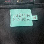 Judith March Judith‎ March Black Embroidered Dress Sz M Photo 4