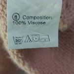 SheIn  Pink Open Front Cropped Cardigan L Casual Classic Preppy Winter Barbiecore Photo 7