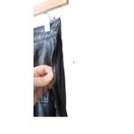 Vakko Vintage Black Genuine Leather Skirt Women's 12 Lined Neiman Marcus Photo 4