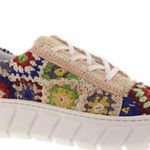 Free People Catch Me If You Can Crochet Tennis Sneakers Shoes Photo 1
