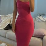 Hot Pink Maxi Dress Photo 0