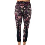 Lululemon Multicolor Floral Tie Dye Skinny Mid Rise Athletic Leggings Pants Sz 4 Photo 2