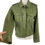 Sanctuary Utility Habitat Military Green Denim Jacket in Cactus 100% Cotton XS Photo 4