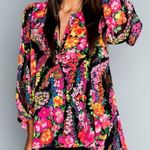 Show Me Your Mumu Jamie Tunic Fluorescent Floral Size S Photo 0