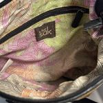 The Sak  Laurel Crossbody Black Brown Beige Tri Color Leather Purse Shoulder Bag Photo 9