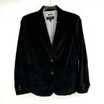 Talbots Aberdeen Black Velvet Two Button Cocktail Blazer Size 8 Photo 0