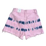 PacSun 🎄Size XXS/22:  Pink Tie Dye Ultra High Waisted  Denim Shorts Photo 2