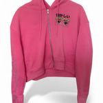 Birch & Stone Anime Eyes Crop Hoodie Pink Size undefined Photo 0