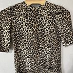 Equipment  Femme Women's Small 100% Silk Tunic Mini Dress Leopard Animal‎ Print Photo 1