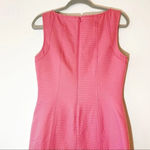 Talbots Pink Silk Blend Textured Sheath Dress Size 10 Office Wear Career Work Photo 3