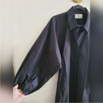 Modern Citizen  Emma Open Back Shirt Dress Button Down Black Cotton Sizes L S Photo 11