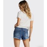 Billabong  Tie Front Lite Hearted Denim Raw Hem Shorts Size 28 Photo 9