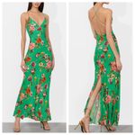 Alice + Olivia Maxi Dress Loma Green Floral Photo 2