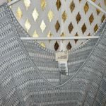 Caution to the Wind Gray Ribbed Tie-Front Jumpsuit size M Photo 4