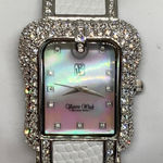 Victoria Wieck Watch Women 30mm two tone belt Crystals cuff band 7” running Photo 0