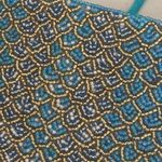 Bamboo Traders, NWT. Beaded aqua wristlet or‎ crossbody bag. Straps for both. Blue Photo 1