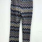 Urban Outfitters Women Abstract Multi Color Zig Zag Flare Pull On Pant XS Photo 2