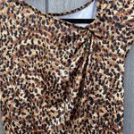 Avon Animal Print‎ Dress Brown Size M Photo 1