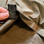 Nicole Miller  Utility Jacket‎ Green Women's XL Zip and Snap Front Gather Waist Photo 7