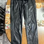 New York & Co. Black Leather Pants Photo 4
