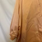 Vintage Mirrors of Krizia 100% Silk Blouse EU48 Peach Champagne Minimalist Italy Orange Size undefined Photo 2
