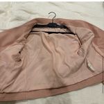 Rebecca Minkoff Wes Perforated Lambskin Leather Moto Jacket Blush Photo 5